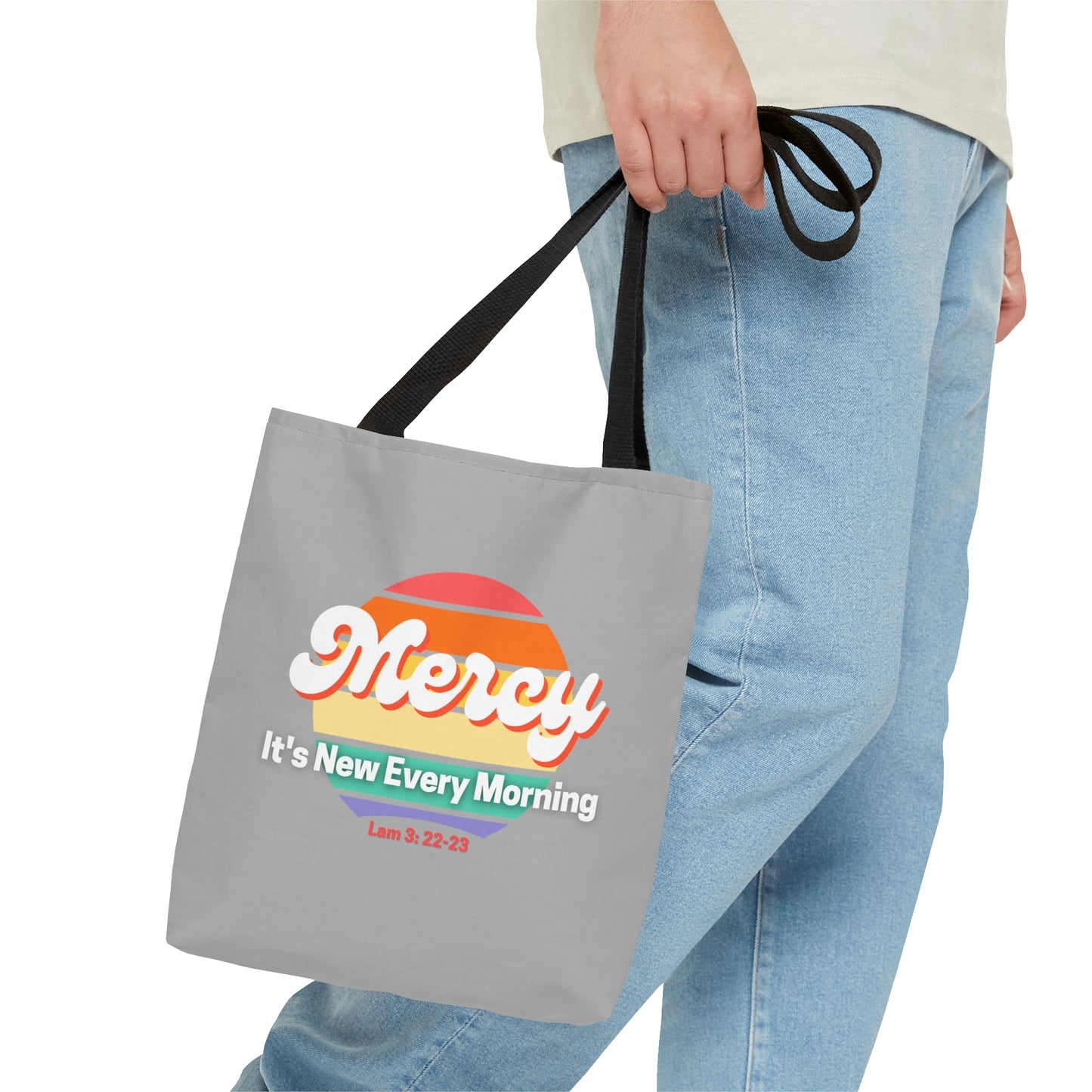 Lamentations 3:22-23 His Mercies Are New Every Morning Tote Bag
