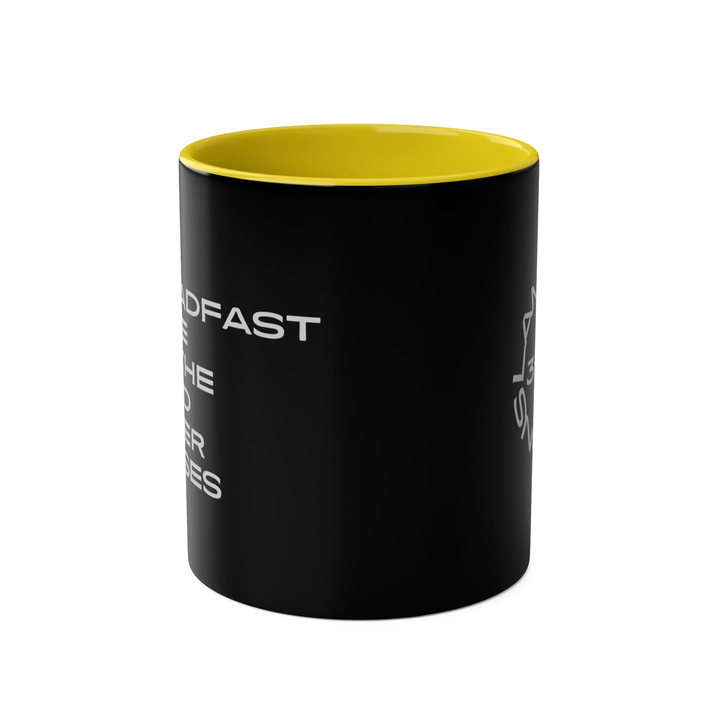 Lamentationa 3:22 - The Steadfast Love of the Lord - Two-Tone Coffee Mugs, 11oz