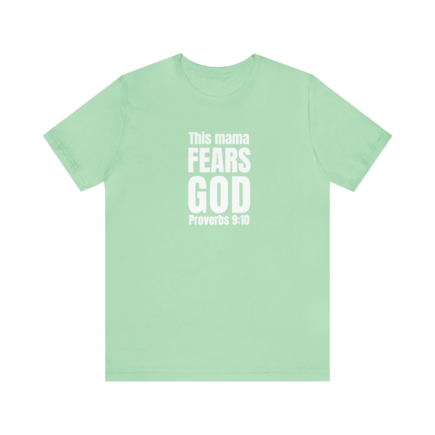 Proverbs 9:10 Fear of the Lord Unisex Jersey Short Sleeve Tee Gift for Her