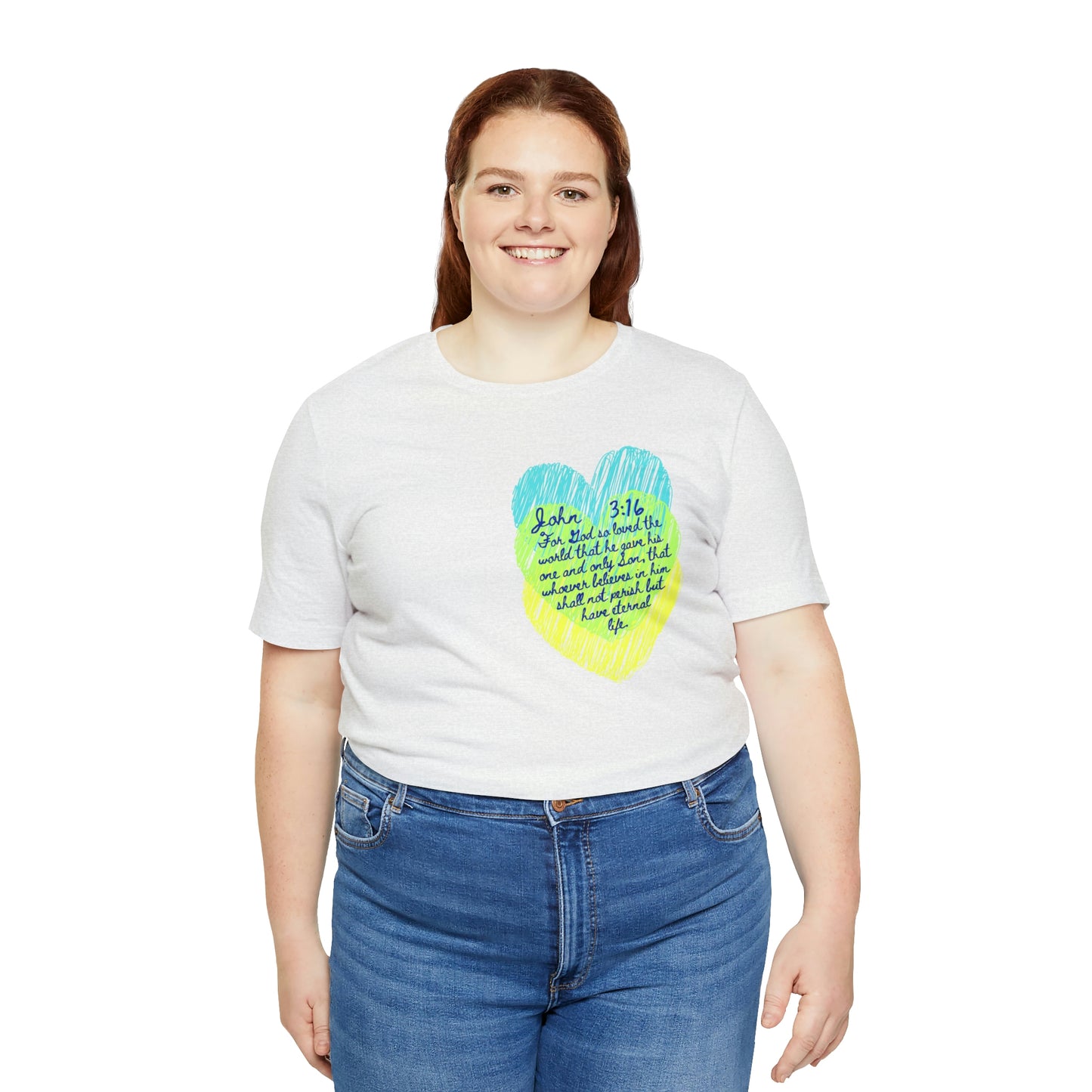John 3:16 God So Loved the World Unisex Jersey Short Sleeve Tee