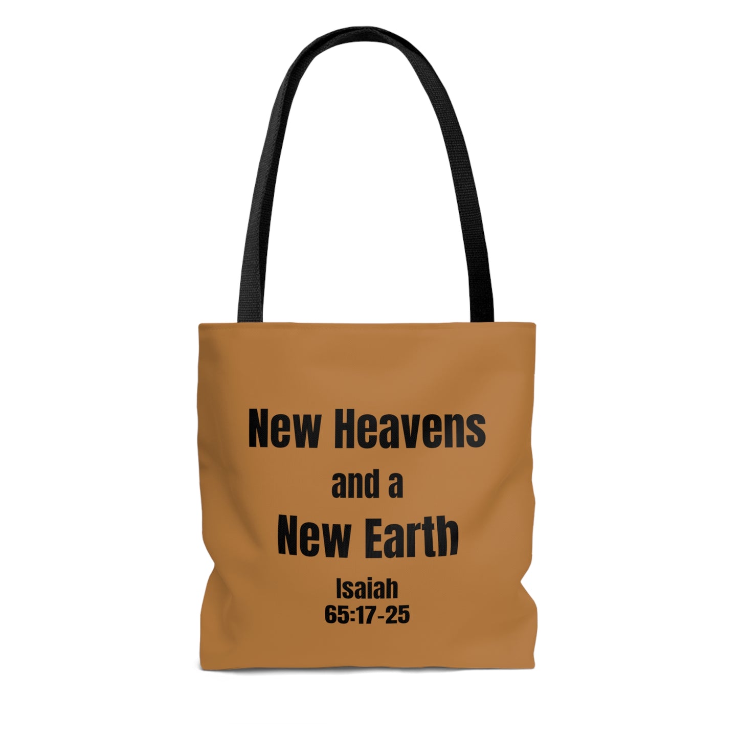 Isaiah 65:17-25 Lion and Lamb Tote Bag