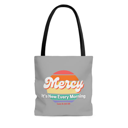 Lamentations 3:22-23 His Mercies Are New Every Morning Tote Bag