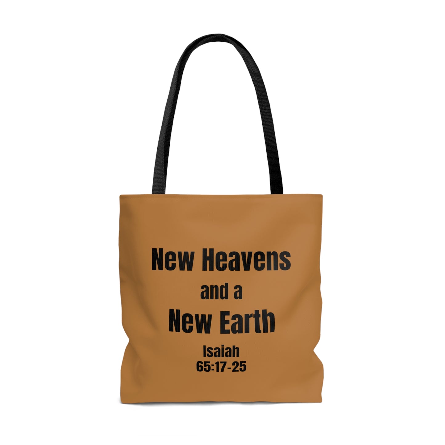 Isaiah 65:17-25 Lion and Lamb Tote Bag