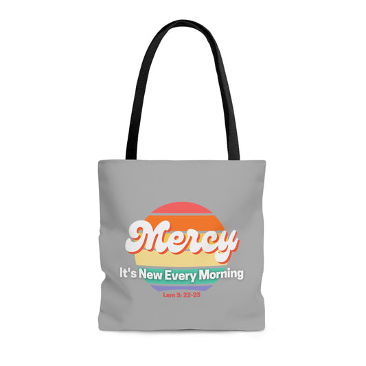 Lamentations 3:22-23 His Mercies Are New Every Morning Tote Bag