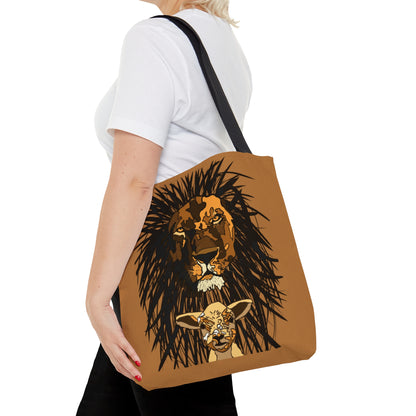 Isaiah 65:17-25 Lion and Lamb Tote Bag