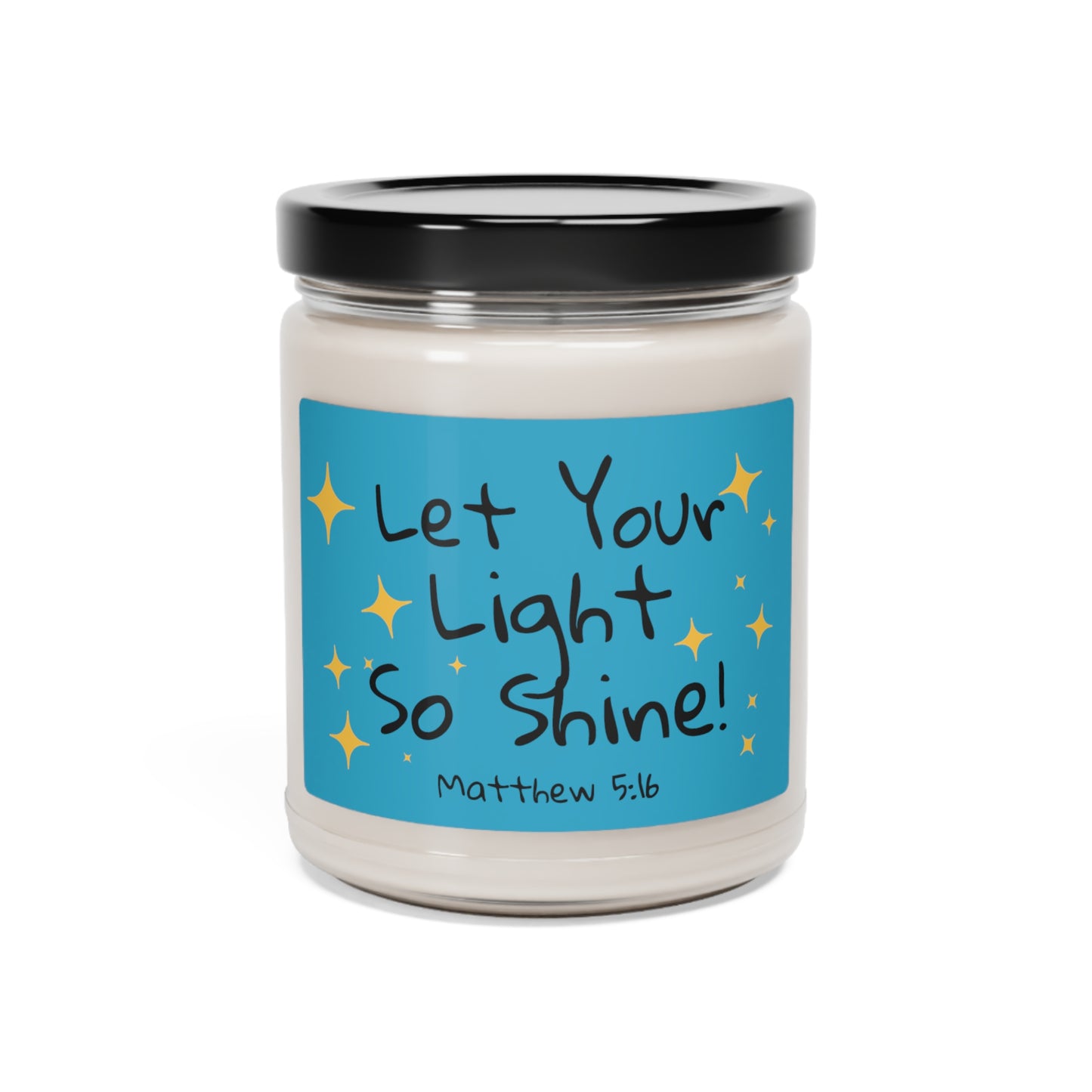 Matthew 5:16 Let Your Light So Shine Scented Soy Candle, 9oz