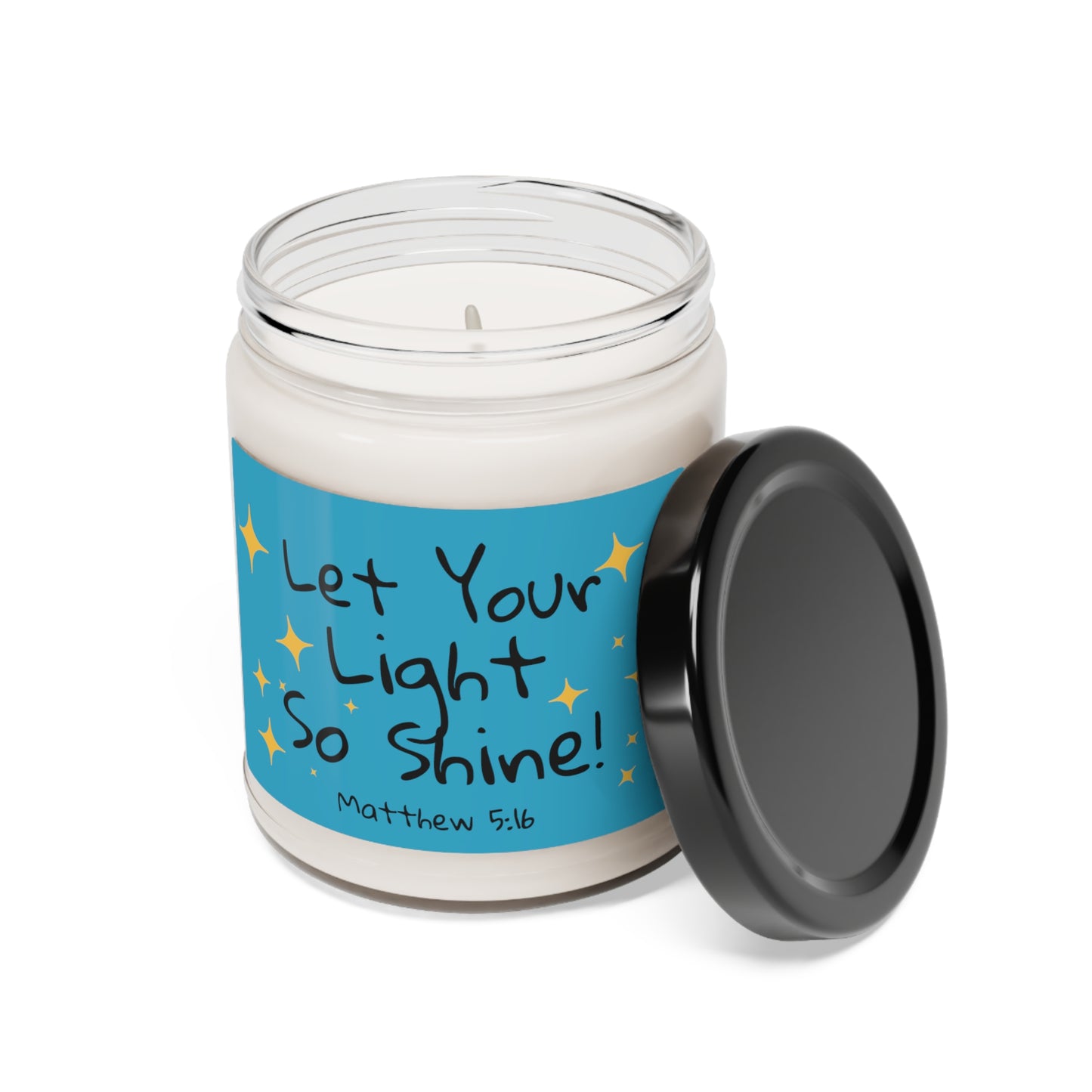 Matthew 5:16 Let Your Light So Shine Scented Soy Candle, 9oz