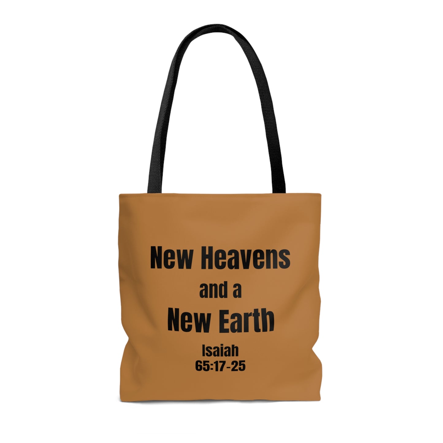 Isaiah 65:17-25 Lion and Lamb Tote Bag