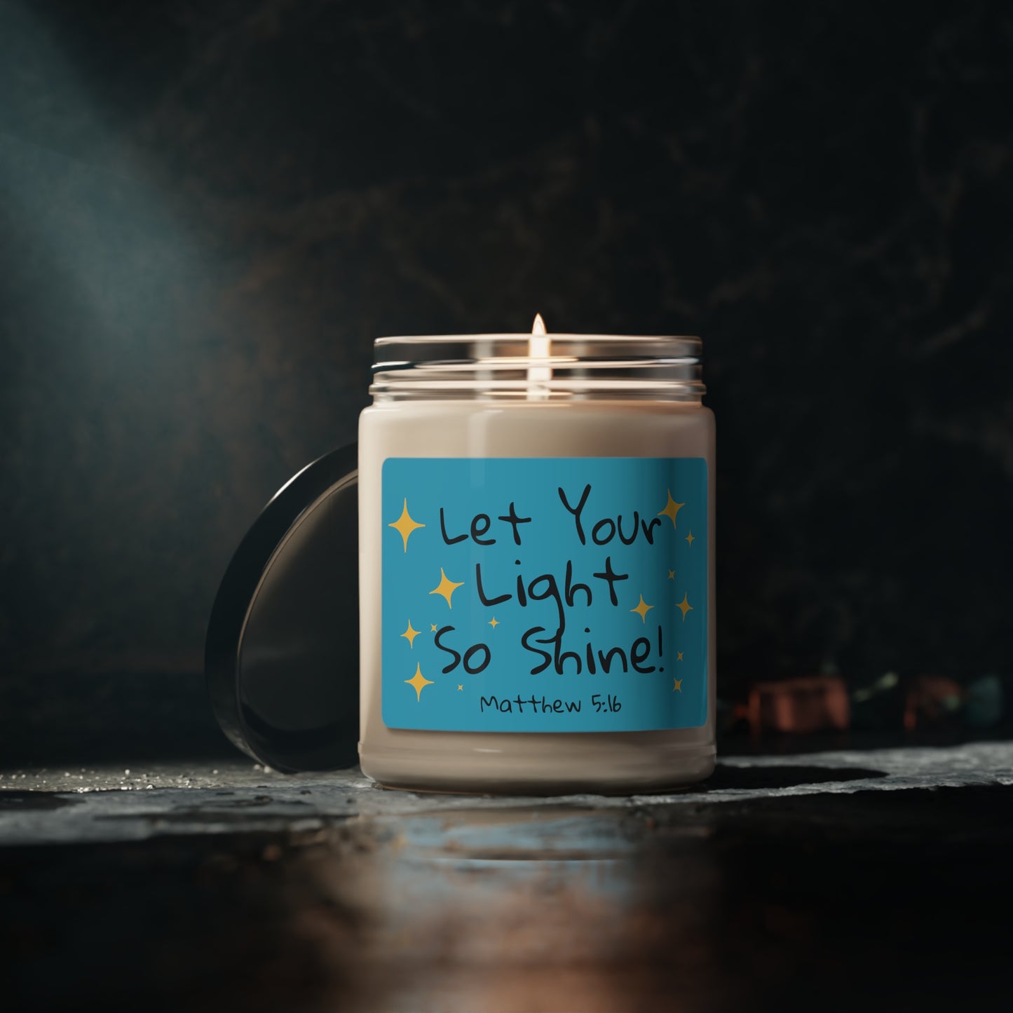 Matthew 5:16 Let Your Light So Shine Scented Soy Candle, 9oz