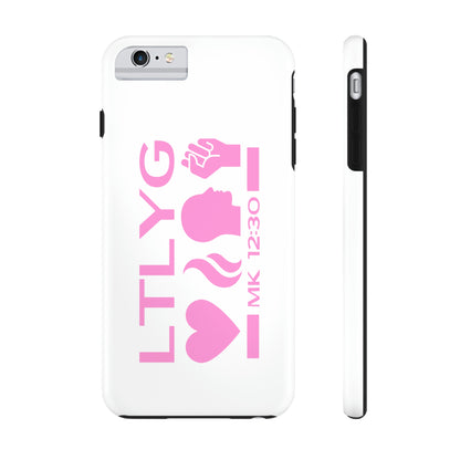 Mark 12:30 Love the Lord Your God Tough iPhone Cases nyCase-Mate