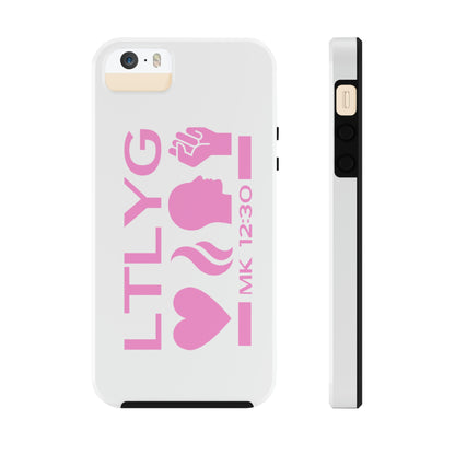 Mark 12:30 Love the Lord Your God Tough iPhone Cases nyCase-Mate