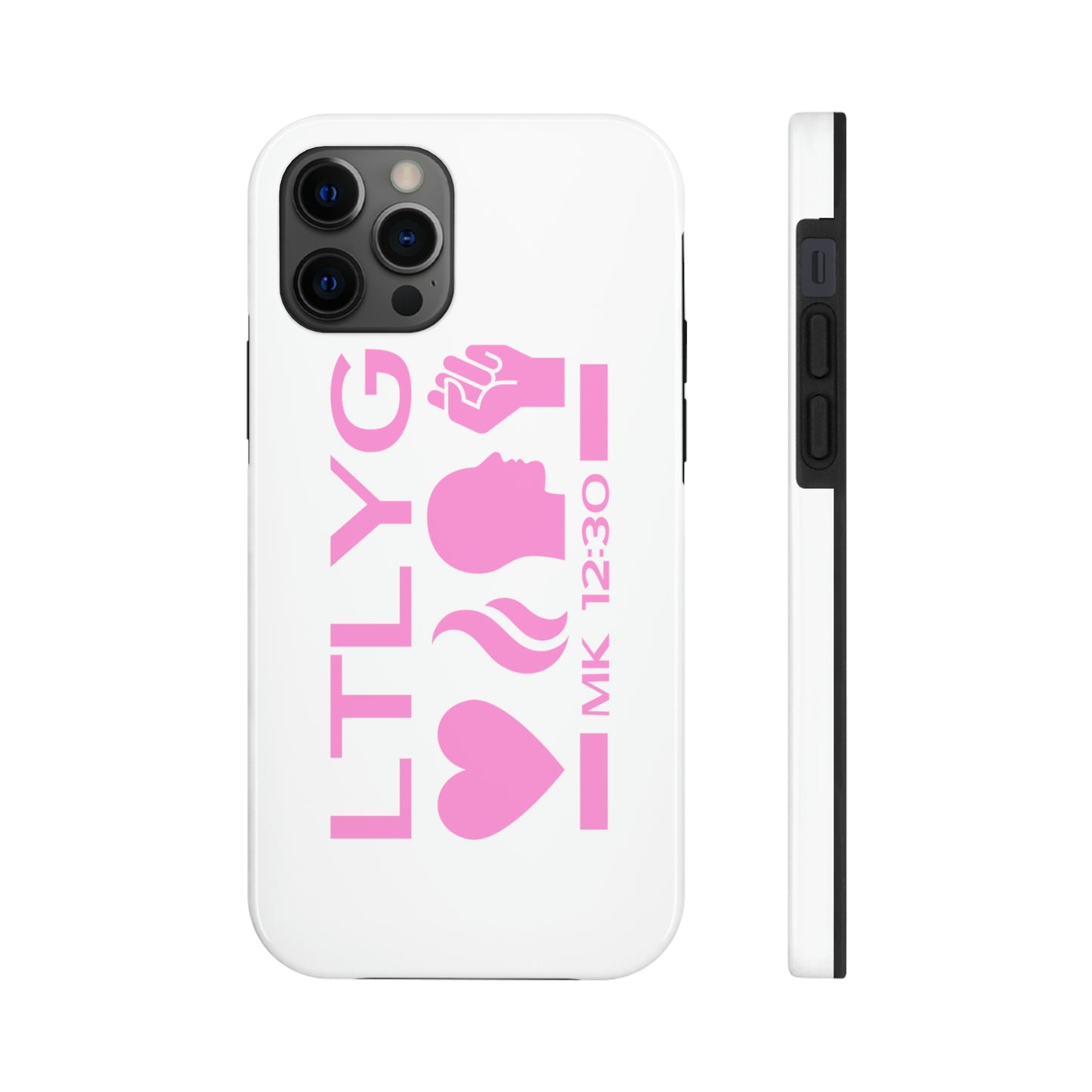 Mark 12:30 Love the Lord Your God Tough iPhone Cases nyCase-Mate