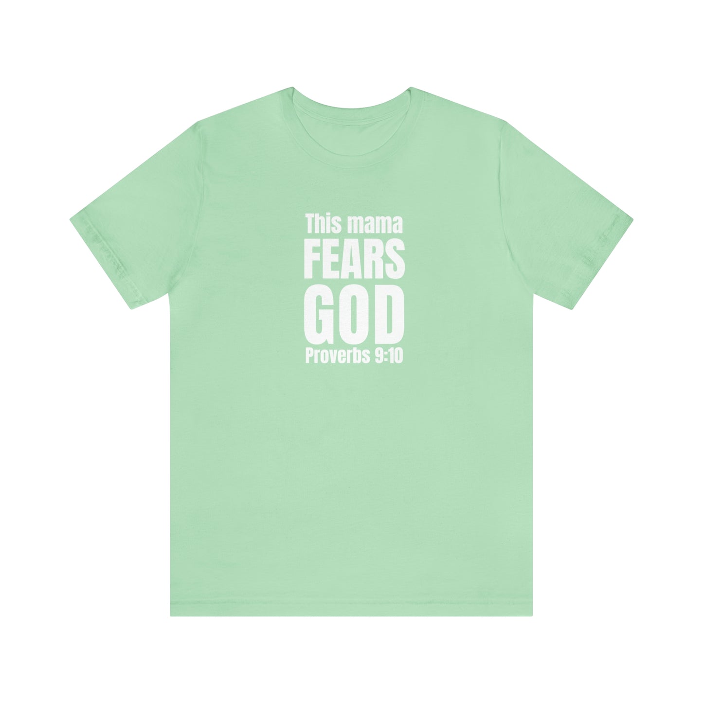 Proverbs 9:10 Fear of the Lord Unisex Jersey Short Sleeve Tee Gift for Her