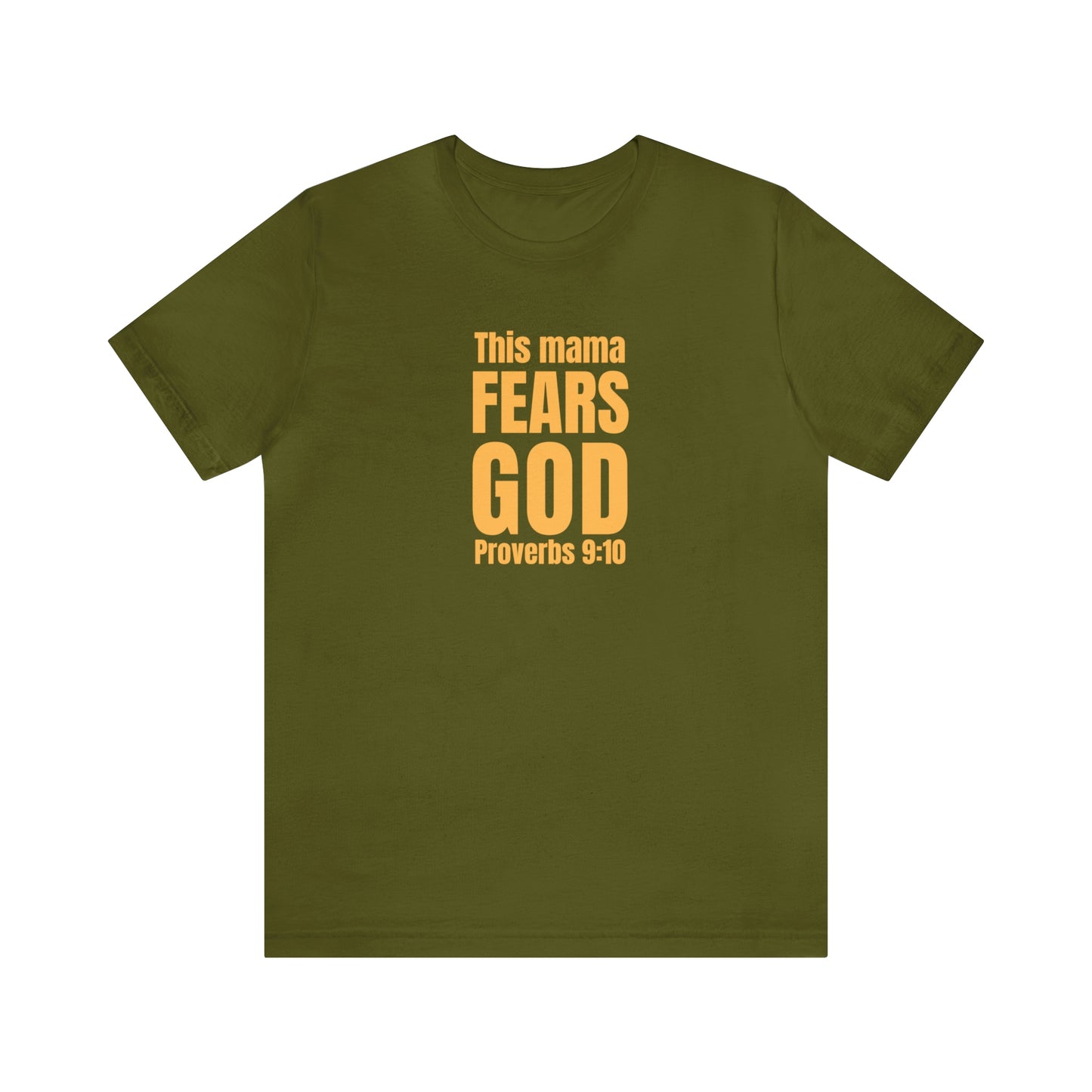 Proverbs 9:10 Fear of the Lord Unisex Jersey Short Sleeve Tee Gift for Her