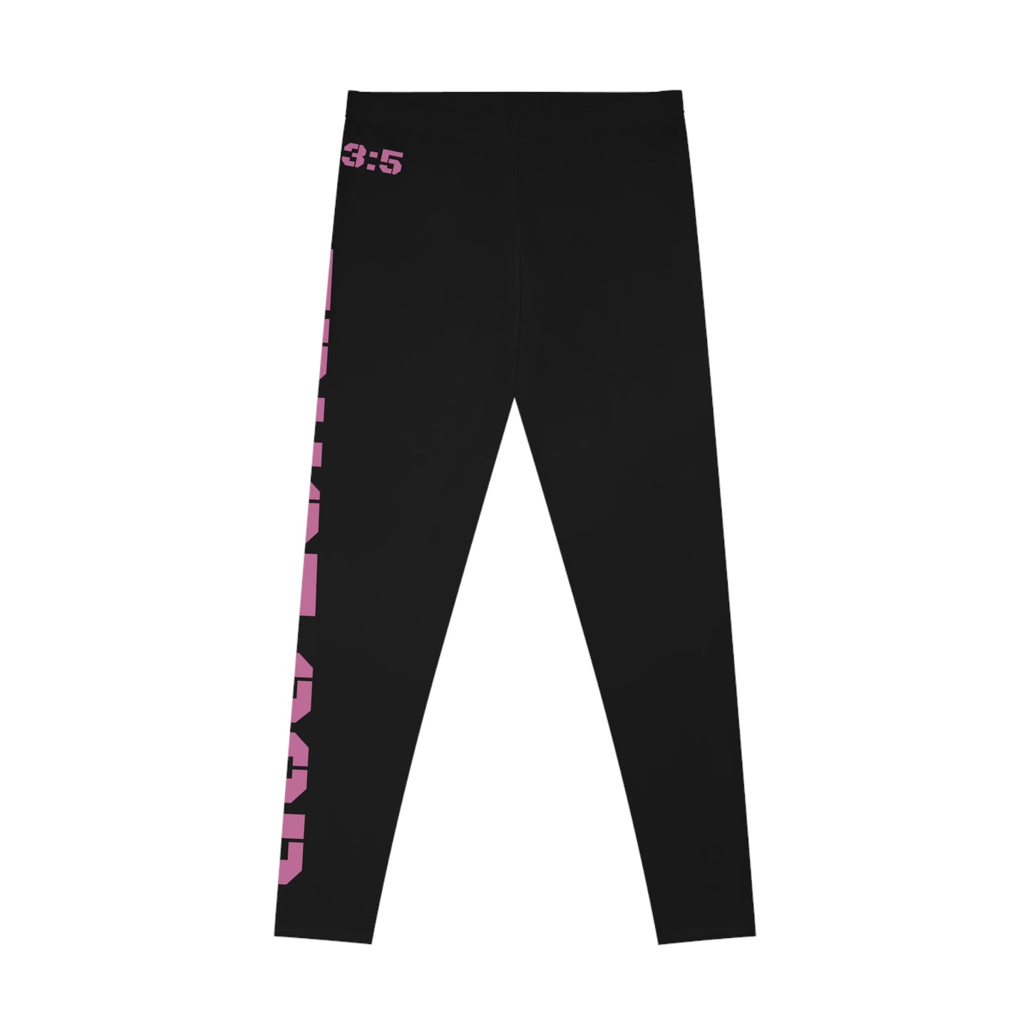 Proverbs 3:5 Trust God Stretchy Leggings (Pink)