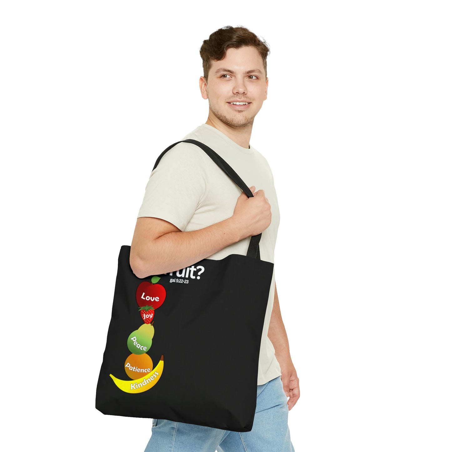 Galatians 5:22-23 Fruit of the Spirit Tote Bag