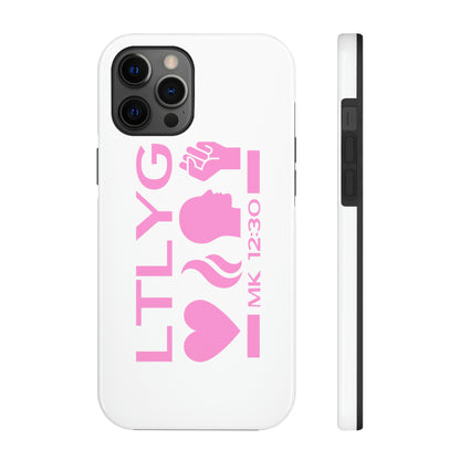 Mark 12:30 Love the Lord Your God Tough iPhone Cases nyCase-Mate