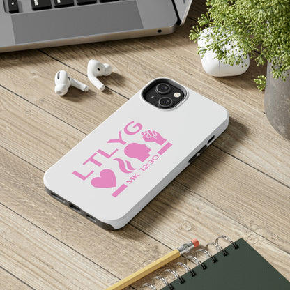 Mark 12:30 Love the Lord Your God Tough iPhone Cases nyCase-Mate