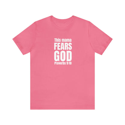 Proverbs 9:10 Fear of the Lord Unisex Jersey Short Sleeve Tee Gift for Her