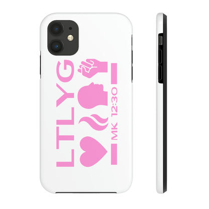 Mark 12:30 Love the Lord Your God Tough iPhone Cases nyCase-Mate