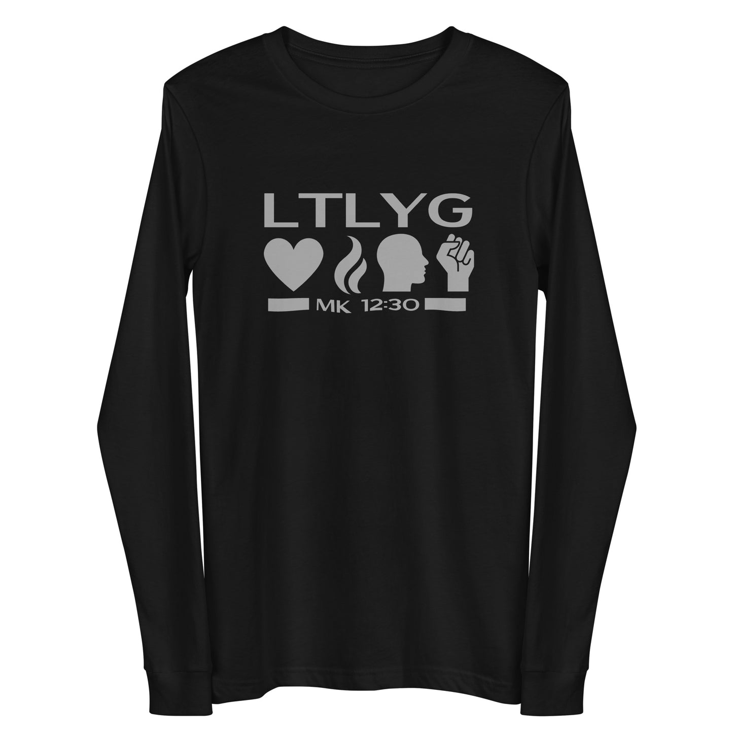 Mark 12:30 Love the Lord Your God Unisex Long Sleeve Tee