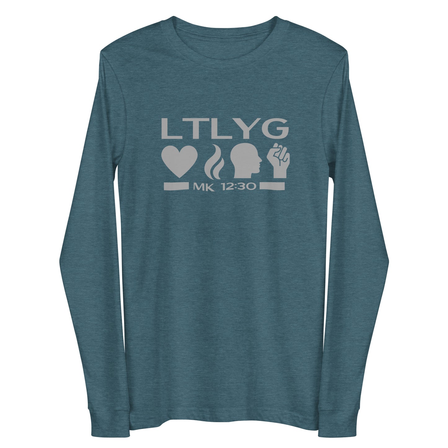 Mark 12:30 Love the Lord Your God Unisex Long Sleeve Tee