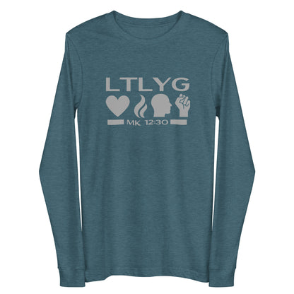 Mark 12:30 Love the Lord Your God Unisex Long Sleeve Tee