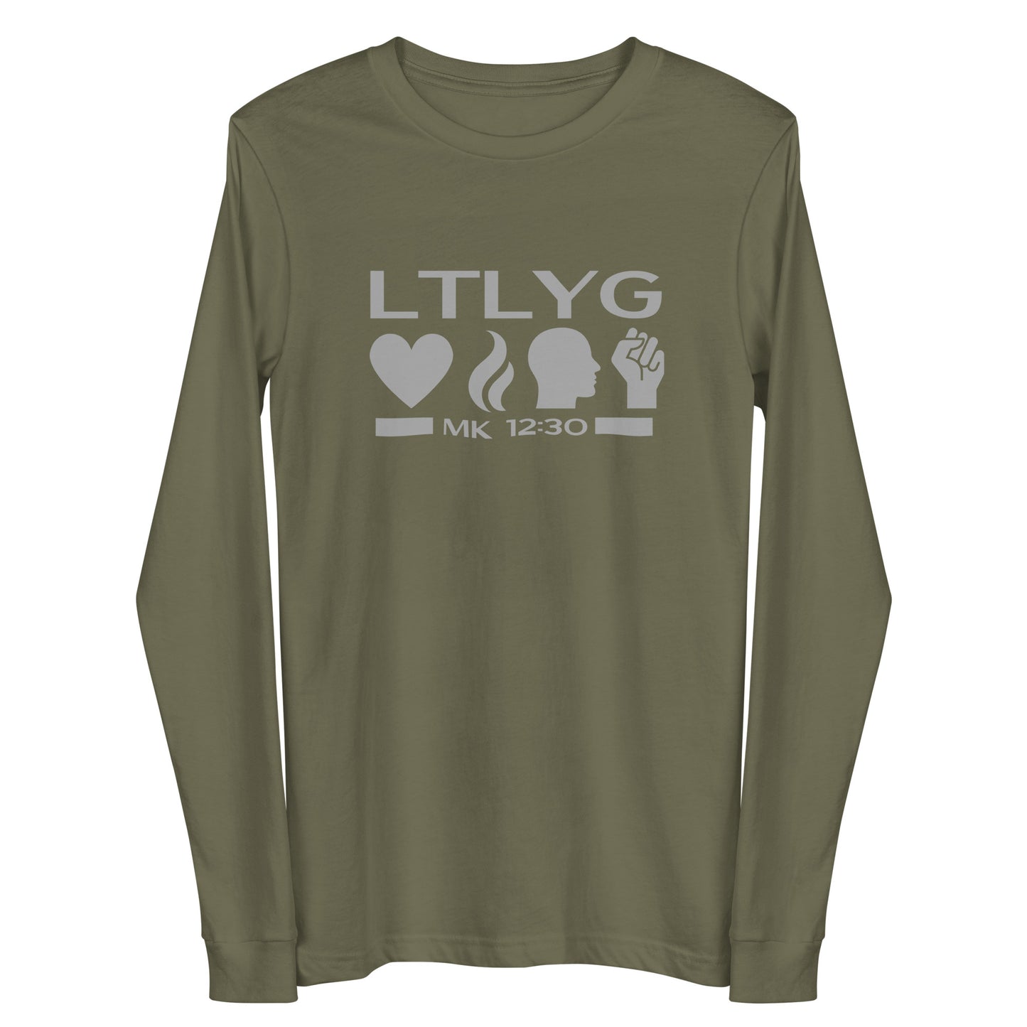 Mark 12:30 Love the Lord Your God Unisex Long Sleeve Tee