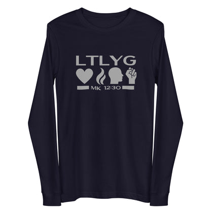 Mark 12:30 Love the Lord Your God Unisex Long Sleeve Tee